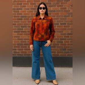 Pendleton paint strokes fall colors jacket sz XS